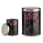 Tin Tea Black Metal 1 L 10,5 x 15 x 10,5 cm (24 Units) by Kinvara, Tea and coffee storage - Ref: S3624670, Price: 67,91 €, Di...