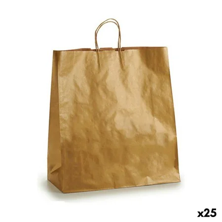 Paper Bag 46 x 16 x 60 cm Golden (25 Units) by Pincello, Gift boxes and bags - Ref: S3624682, Price: 21,44 €, Discount: %