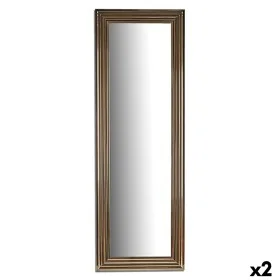 Wall mirror Stripes Golden Wood Glass 53 x 154,3 x 3 cm (2 Units) by Gift Decor, Wall-Mounted Mirrors - Ref: S3624689, Price:...