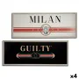 Cadre GUILTY MILAN Contre-plaqué 2 x 46 x 121 cm (4 Unités) de Gift Decor, Peintures - Réf : S3624703, Prix : 97,19 €, Remise...