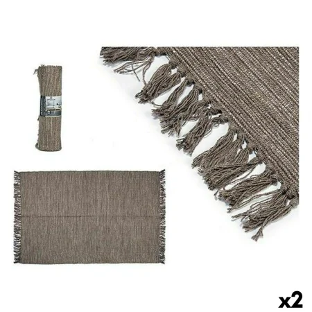 Tapete Castanho 120 x 80 x 1 cm (2 Unidades) de Gift Decor, Tapetes infantis - Ref: S3624721, Preço: 14,27 €, Desconto: %