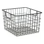 Basket With handles Black Steel 29 x 19,5 x 32 cm (8 Units) by Kinvara, Storage boxes and chests - Ref: S3624771, Price: 69,1...