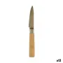 Coltello Spelucchino Argentato Marrone Acciaio inossidabile Bambù 22 x 19,5 x 2 cm (12 Unità) di Kinvara, Coltelli per sbucci...