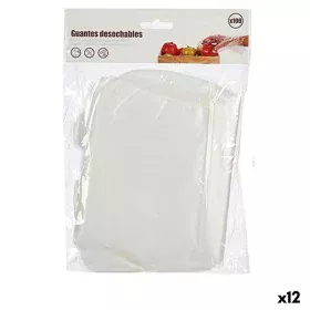 Disposable Gloves Set Transparent Plastic (12 Units) by BigBuy Home, Gloves - Ref: S3624794, Price: 13,43 €, Discount: %