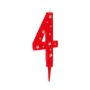 Candle Birthday Number 4 (12 Units) by BigBuy Party, Party items - Ref: S3624796, Price: 14,06 €, Discount: %