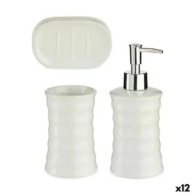 Conjunto de Banho Branco Cerâmica (12 Unidades) de Berilo, Jogos de acessórios para casa de banho - Ref: S3624846, Preço: 80,...