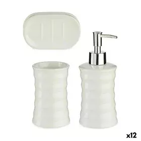 Ensemble de Bain Blanc Céramique (12 Unités) de Berilo, Ensembles d'accessoires - Réf : S3624846, Prix : 80,91 €, Remise : %