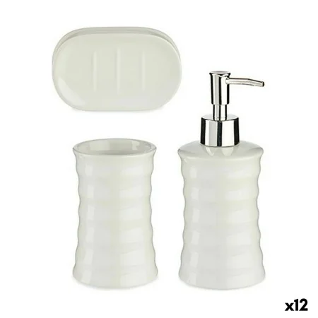 Badezimmer Set Weiß aus Keramik (12 Stück) von Berilo, Sets - Ref: S3624846, Preis: 89,32 €, Rabatt: %