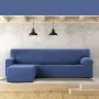 Funda para chaise longue de brazo corto izquierdo Eysa JAZ Azul 120 x 120 x 360 cm de Eysa, Sofás - Ref: D1607148, Precio: 13...