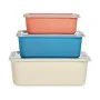 Satz stapelbarer Organizerboxen Bambus Melamine (6 Stück) von BigBuy Home, Aufbewahrungsboxen und -truhen - Ref: S3624854, Pr...