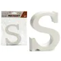 Lettre S Blanc Bois 2 x 16 x 14,5 cm (24 Unités) de Pincello, Lettres et chiffres - Réf : S3624867, Prix : 14,02 €, Remise : %