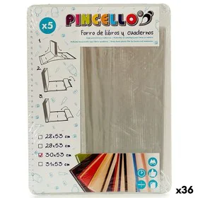 Couverture de livre adhésive Transparent Plastique 30 x 53 cm (36 Unités) de Pincello, Protège-cahiers - Réf : S3624884, Prix...