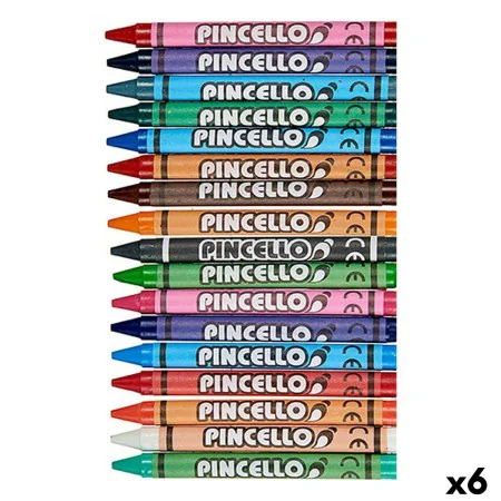 Colori a Cera Multicolore (6 Unità) di Pincello, Cere - Rif: S3624893, Prezzo: 19,34 €, Sconto: %