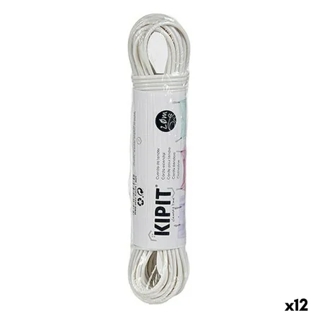 Cuerda para Tender Blanco PVC 20 m (12 Unidades) de Kipit, Cuerdas para tender la ropa - Ref: S3624939, Precio: 21,84 €, Desc...