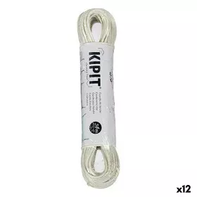 Corda para estendal 30 m Branco PVC (12 Unidades) de Kipit, Cordas para estendal - Ref: S3624940, Preço: 31,12 €, Desconto: %