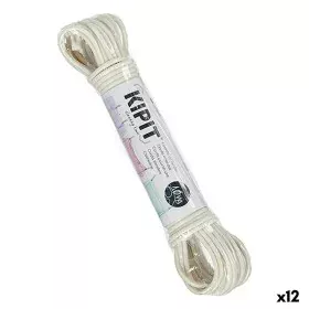 Corda para estendal Branco PVC 10 m (12 Unidades) de Kipit, Cordas para estendal - Ref: S3624941, Preço: 15,91 €, Desconto: %