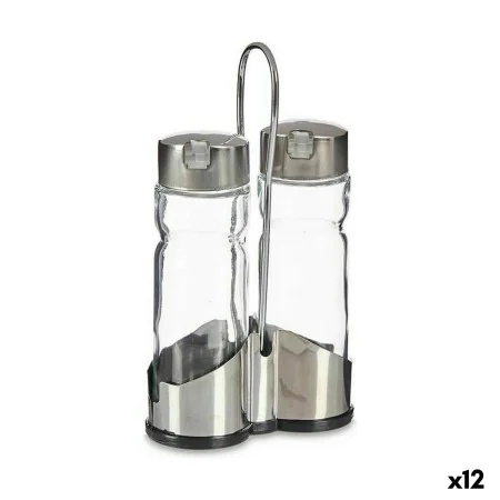 Set olio e aceto Trasparente Metallo (12 Unità) di Vivalto, Dosatori di condimenti e spezie - Rif: S3624962, Prezzo: 47,92 €,...