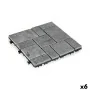 Baldosa Encajable Gris Piedra Plástico 30 x 2,8 x 30 cm (6 Unidades) de Ibergarden, Suelos - Ref: S3624968, Precio: 36,00 €, ...