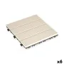 Baldosa Encajable Composite Beige Polietileno 30 x 2,6 x 30 cm (6 Unidades) de Ibergarden, Suelos - Ref: S3624971, Precio: 36...