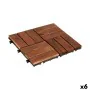 Piastrella ad Incastro Marrone Polietilene Acacia 30 x 2,8 x 30 cm (6 Unità) di Ibergarden, Pavimenti - Rif: S3624975, Prezzo...