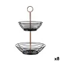 Frutero Negro Cobre Hierro 28,5 x 8,5 x 28,5 cm (8 Unidades) de Kinvara, Platos y fuentes - Ref: S3624976, Precio: 75,71 €, D...