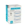 Set de Fiambreras Hermético Azul Transparente Plástico 800 ml 15,5 x 7,5 x 15,5 cm (8 Unidades) de Leknes, Almacenamiento de ...