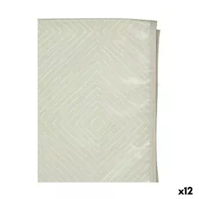 Nappe Caoutchouc Beige Losanges 140 x 140 cm (12 Unités) de BigBuy Home, Accessoires de fête - Réf : S3624985, Prix : 46,97 €...