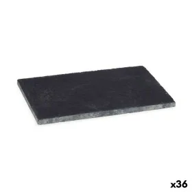 Plateau apéritif Noir Ardoise 10 x 0,5 x 15 cm (36 Unités) de Kinvara, Plats et plateaux - Réf : S3624986, Prix : 36,36 €, Re...