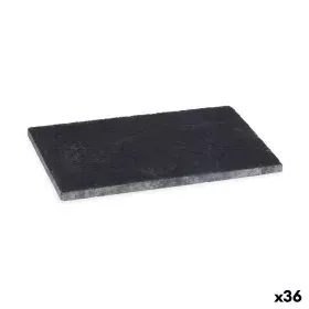 Vassoio per aperitivi Nero Lavagna 10 x 0,5 x 15 cm (36 Unità) di Kinvara, Piatti e teglie - Rif: S3624986, Prezzo: 36,36 €, ...