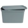 Scatola portaoggetti con coperchio Grigio Plastica 24 L 29,3 x 24,5 x 45 cm (6 Unità) di Kipit, Scatole e cassapanche - Rif: ...