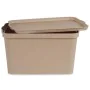 Aufbewahrungsbox mit Deckel Beige Kunststoff 24 L 29,3 x 24,5 x 45 cm (6 Stück) von Kipit, Aufbewahrungsboxen und -truhen - R...