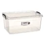 Boîte de rangement avec couvercle Transparent Plastique 22 L 32 x 20,5 x 50 cm (6 Unités) de Kipit, Boîtes et coffres de rang...