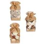 Boule Décorative Blanc Marron 13 x 29 x 13 cm (12 Unités) de Gift Decor, Objets de décoration - Réf : S3625045, Prix : 89,88 ...