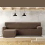 Housse pour chaise longue accoudoir long gauche Eysa JAZ Marron 120 x 120 x 360 cm de Eysa, Housses de canapé - Réf : D160715...