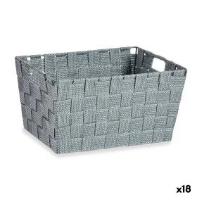 Cesta Multiusos Cinzento Tecido 5 L 30,4 x 14 x 20 cm (18 Unidades) de Kipit, Caixas de arrumação sem tampa - Ref: S3625084, ...