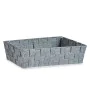 Cesta Multiusos Cinzento Tecido 3,8 L 34 x 8,5 x 21 cm (18 Unidades) de Kipit, Caixas de arrumação sem tampa - Ref: S3625085,...