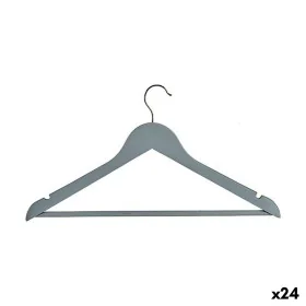 Set of Clothes Hangers Grey Wood (24 Units) by Kipit, Hangers - Ref: S3625087, Price: 51,57 €, Discount: %