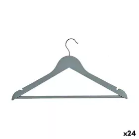 Set of Clothes Hangers Grey Wood (24 Units) by Kipit, Hangers - Ref: S3625087, Price: 52,61 €, Discount: %