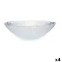 Bowl Rio Transparent Crystal 30,5 x 8,6 x 30,5 cm (4 Units) by Vivalto, Plates and dishes - Ref: S3625115, Price: 20,01 €, Di...