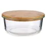 Round Lunch Box with Lid Bamboo 17 x 7 x 17 cm (12 Units) by Vivalto, Food storage - Ref: S3625119, Price: 64,58 €, Discount: %