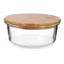 Panier-repas rond avec couvercle Bambou 15 x 6,5 x 15 cm (12 Unités) de Vivalto, Stockage des aliments - Réf : S3625120, Prix...