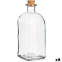 Barattolo Tappo Sughero Vetro 1 L 9 x 22 x 9 cm (6 Unità) di Vivalto, Conservazione di alimenti - Rif: S3625126, Prezzo: 14,5...