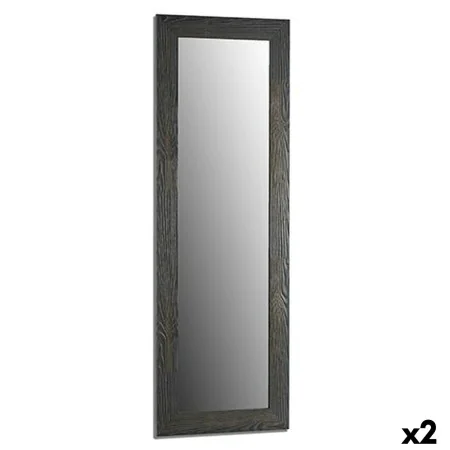 Wall mirror Grey Wood Glass 46 x 136 x 2 cm (2 Units) by Gift Decor, Wall-Mounted Mirrors - Ref: S3625164, Price: 115,63 €, D...