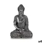 Figurine Décorative Buda Assis Argenté 17 x 32,5 x 22 cm (4 Unités) de Gift Decor, Objets de décoration - Réf : S3625168, Pri...