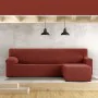 Capa para chaise longue de braço curto direito Eysa JAZ Vermelho Escuro 120 x 120 x 360 cm de Eysa, Sofás - Ref: D1607155, Pr...