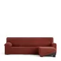 Capa para chaise longue de braço curto direito Eysa JAZ Vermelho Escuro 120 x 120 x 360 cm de Eysa, Sofás - Ref: D1607155, Pr...