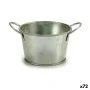 Planter Bucket Silver Zinc 17,8 x 8 x 12,3 cm (72 Units) by Ibergarden, Cachepots - Ref: S3625208, Price: 56,87 €, Discount: %