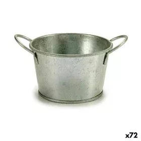 Cache-pot Seau Argenté Zinc 17,8 x 8 x 12,3 cm (72 Unités) de Ibergarden, Cache-pots - Réf : S3625208, Prix : 58,01 €, Remise...