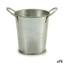 Planter Bucket Silver Zinc 16 x 12 x 11 cm (72 Units) by Ibergarden, Cachepots - Ref: S3625209, Price: 56,87 €, Discount: %