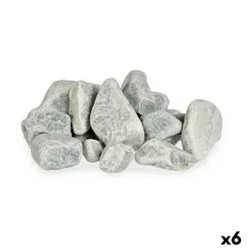 Pedras Decorativas 2 Kg Cinzento claro (6 Unidades) de Ibergarden, Pedras decorativas - Ref: S3625214, Preço: 15,22 €, Descon...